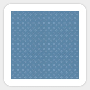 Little Flowers with Blue Background Sticker